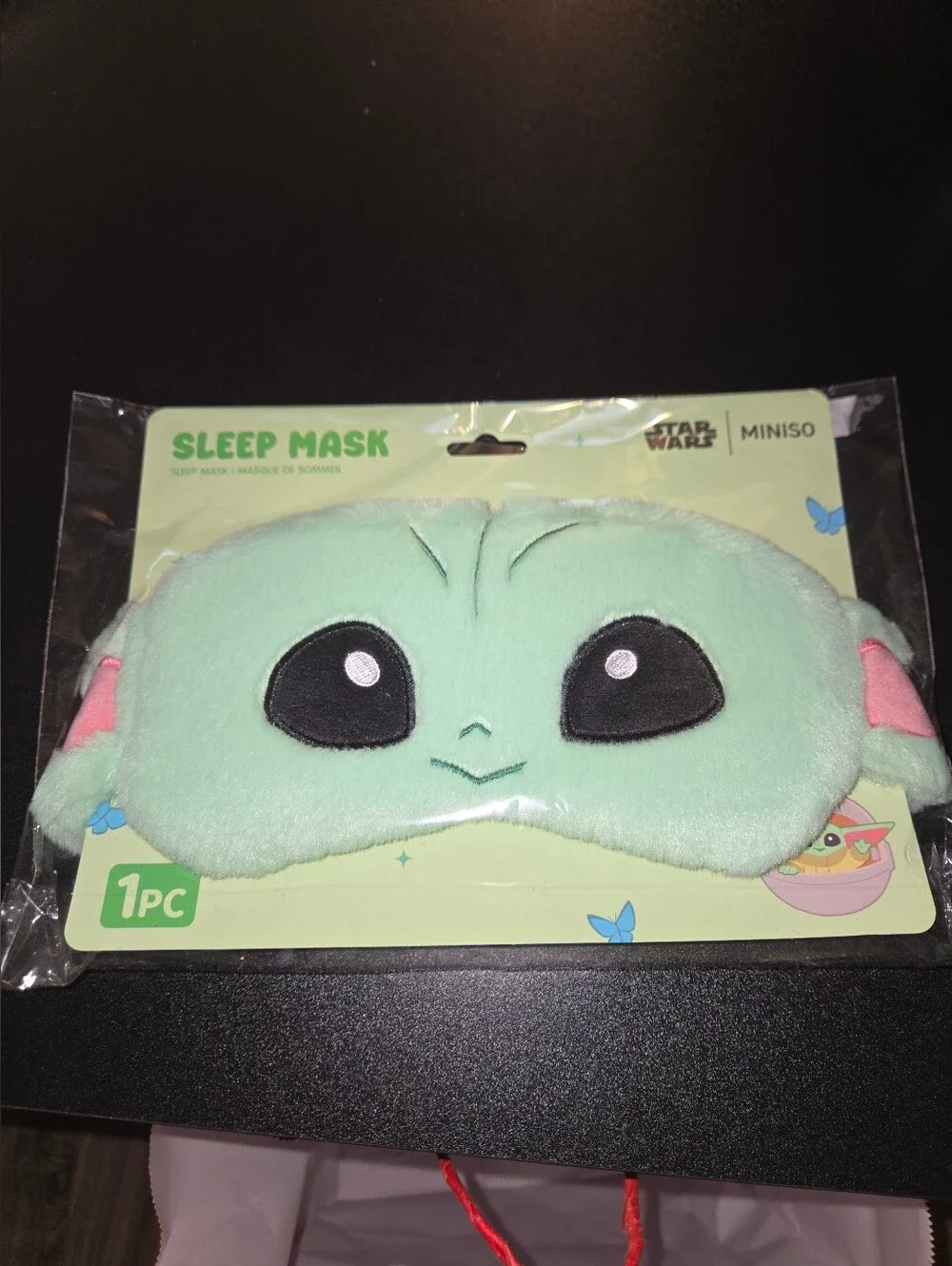 MINISO × Star Wars Grogu Plush Sleep Mask Set